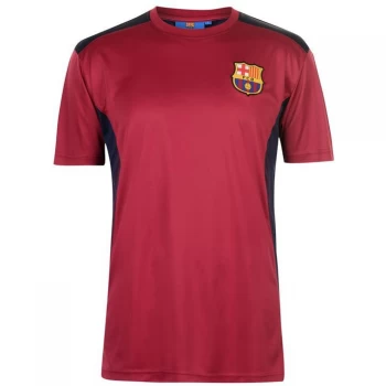 Image of Source Lab Barcelona Poly T Shirt Mens - Deep Red