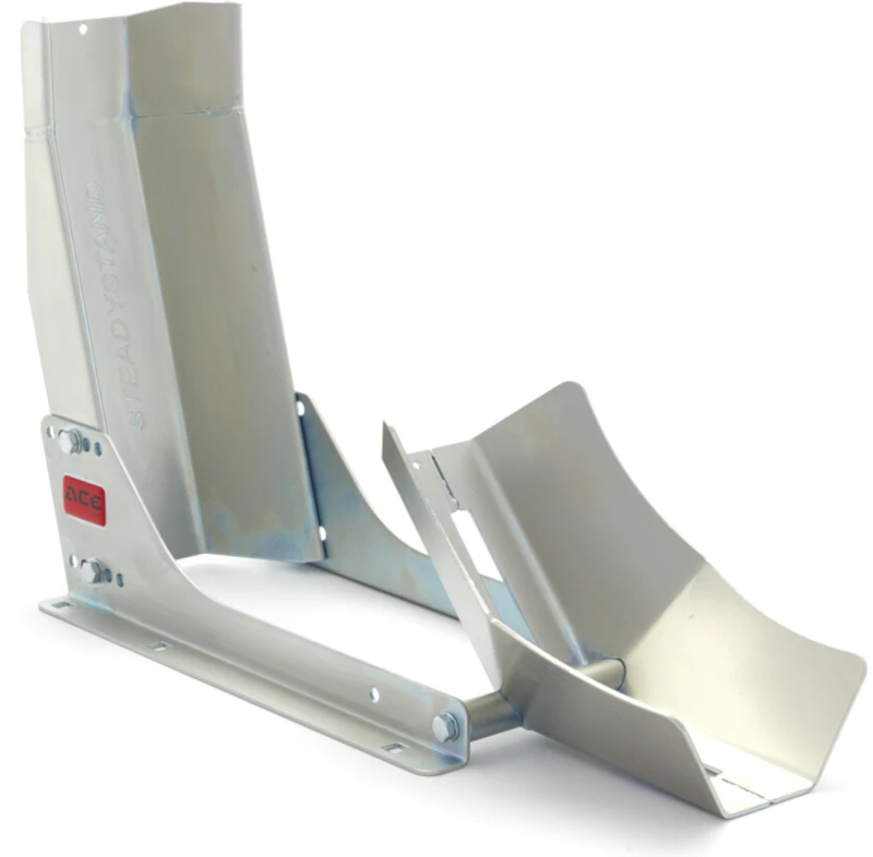 Image of ACEBIKES SteadyStand Fixed Motorcycle Front Stand, silver