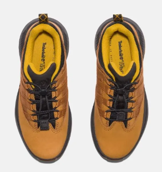 Image of Timberland - Euro Trekker Low Lace-Up Trainer for Junior in Yellow, Yellow, Size: 4