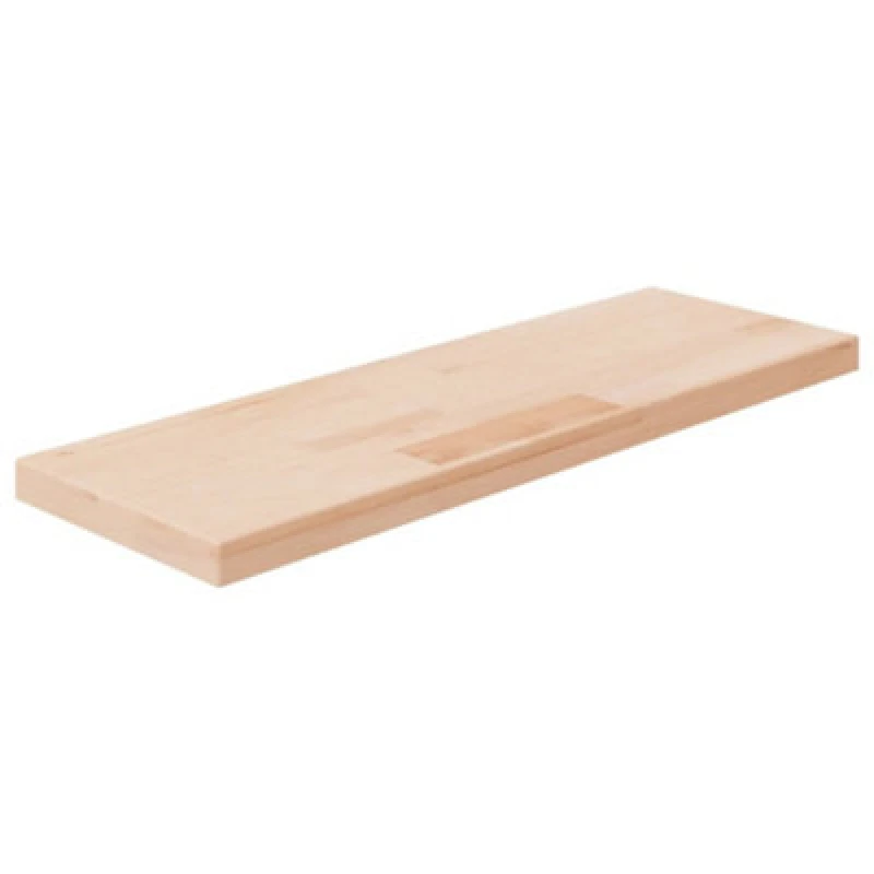 Image of Vidaxl Shelf Board 60X20X2.5cm Untreated Solid Wood Oak