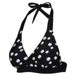Image of Regatta Flavia String Bikini Top - Blk/WhPlkaPr