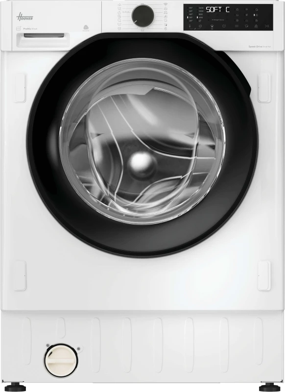 Image of Hoover H-WASH&DRY 400 Pro BH4S696M6DB9-80 WiFi Connected Integrated 9Kg / 6Kg Washer Dryer with 1600 rpm - White / Black - D Rated [Wash&Dry], A Rated