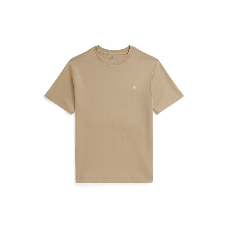 Image of Polo Ralph Lauren Boys' Regular Fit Short Sleeve T-Shirt Classic Khaki male 18-20Y/XL