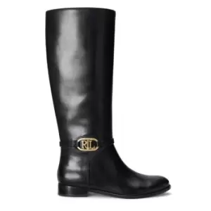 Image of Lauren by Ralph Lauren Bridgette Tall Boots - Black