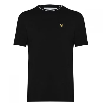 Image of Lyle and Scott Patch Logo T-Shirt - Jet Black Z865