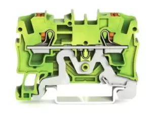 Image of Wago 2204-1207 Terminal Block, Dinrail, 2Ways, 10Awg