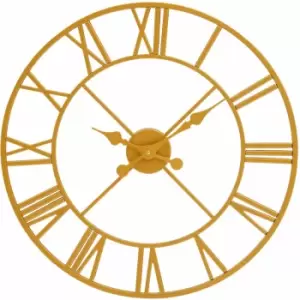 Image of Vitus Gold Finish Wall Clock - Premier Housewares