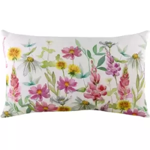 Image of Evans Lichfield Ava Wild Flowers Cushion Cover (One Size) (Multicoloured)