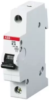 Image of Abb S202-B20 Circuit Breaker, Thermal Mag, 2 Pole