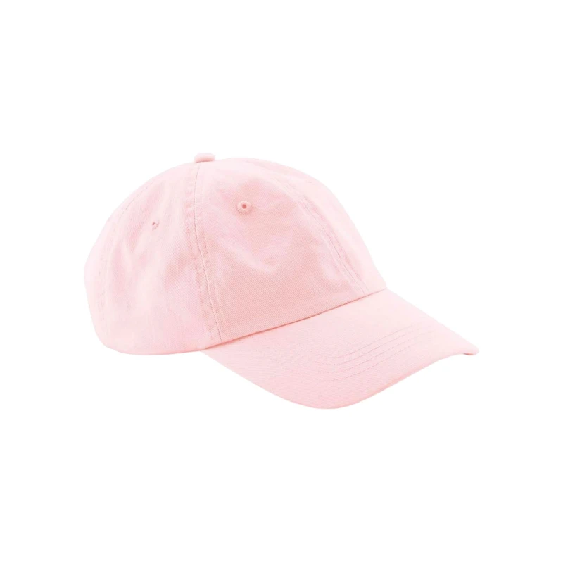 Image of Beechfield Beechfield Men Cotton Panelled Baseball Cap in Pink Pink One Size Male 5063377073072