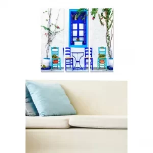 Image of MDF461756497 Multicolor Decorative MDF Painting (3 Pieces)