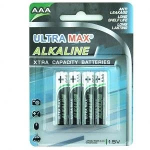 Image of Value Alkaline Batteries AAA Pack 4