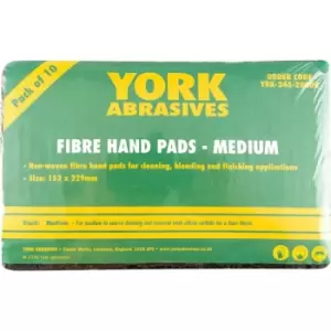 Image of Non-woven Hand Pads Medium - Black (Pk-10)