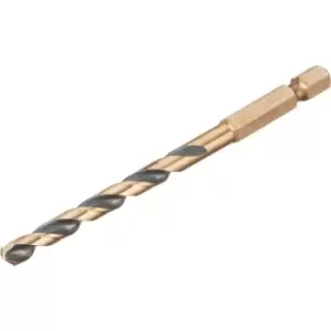 Image of DEWALT Black and Gold Hex Impact HSS Drill Bit 5.5mm Pack of 1