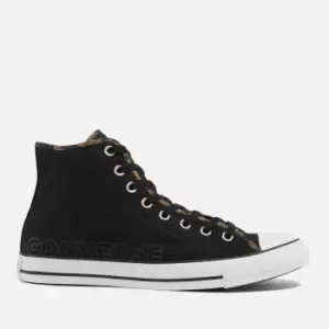 Image of Converse Chuck Taylor All Star Camo Canvas Hi-Top Trainers - UK 11