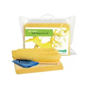 Image of ECOSPILL Chemical Clip Top Spill Kit - 30 Litre - CHEMSK30