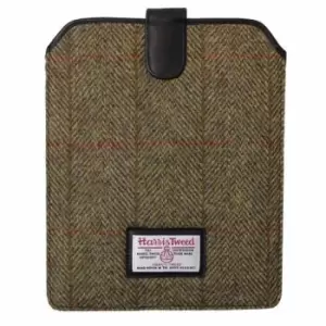 Image of Harris Tweed Authentic Premium IPad Case (One Size) (Khaki Green)