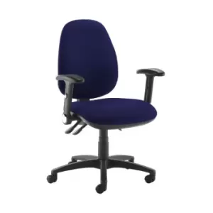 Image of Dams MTO Jota High Back Operator Chair with Folding Arms - Slip Grey