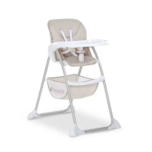 Image of Hauck Sit N Fold Highchair - Beige H-64110