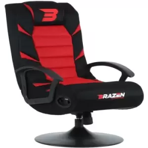 Image of Brazen Gaming Chairs - BraZen Pride 2.1 Bluetooth Surround Sound Gaming Chair - Red