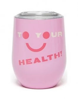 Image of Ban.Do Stainless Steel Cup With Lid, To Your Health