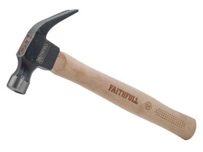 Image of Faithfull FSC Hickory Claw Hammer 450g FAICAH16FSC