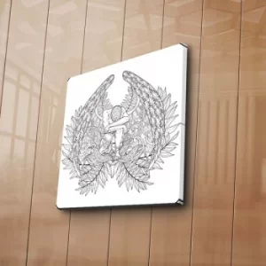 Image of BOYA-37 Multicolor Paintable Decorative Canvas Painting