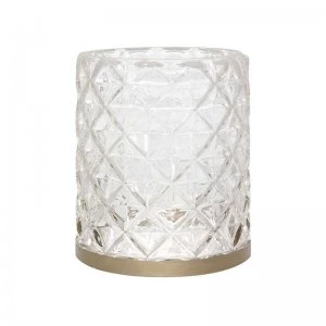Image of Yankee Candle Langham Faceted Glass Jar Holder