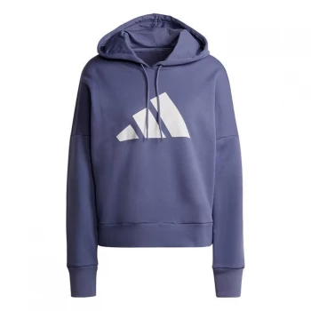 Image of adidas Future Icons 3B Hoodie Womens - Orbit Violet