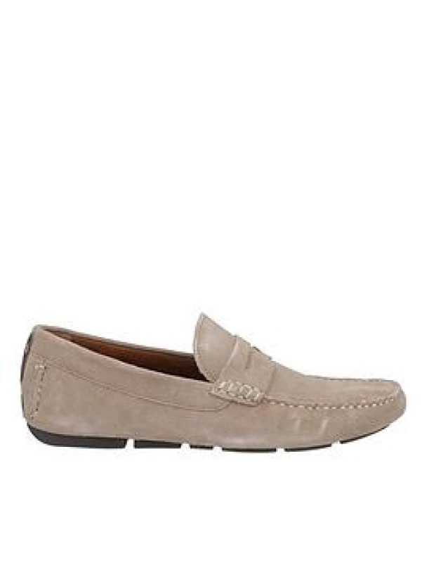 Image of Dune London Dune London Men 'Bradlay' Suede Slip-On Shoes in Light Sand Size: 11 Light Sand 11 Male 5059549812983