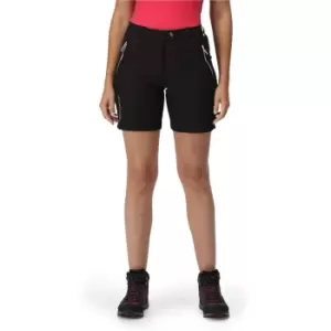 Image of Regatta Womens Mountain II Active Stretch Walking Shorts UK 8- Waist 25', (63cm)