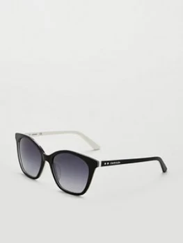 Image of Calvin Klein American Essentials Wayfarer Sunglasses - Black