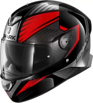 Image of Shark Skwal 2 Hallder Helmet, black-red Size M black-red, Size M
