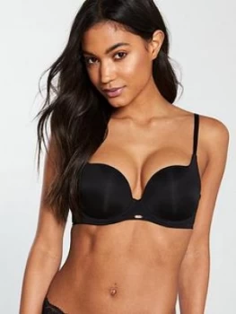 Image of Gossard Boost Sweetheart Plunge Bra - Black, Size 32, Women