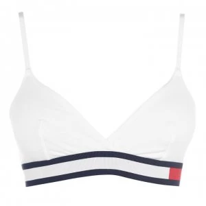Image of Tommy Bodywear Colour Block Tri Bralette - White