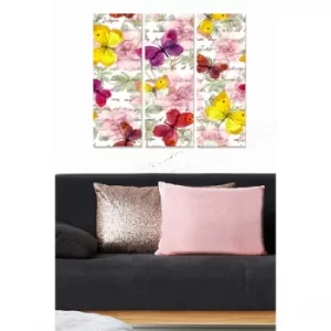 Image of MDF259098467 Multicolor Decorative MDF Painting (3 Pieces)