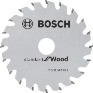Image of Bosch Wood Cutting Saw Blade 85mm 20T 15mm