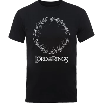 Image of The Lord Of The Rings Mens T-Shirt in Black - S