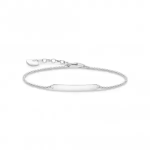 Image of Silver Engravable Bar Bracelet A1974-001-21-L19V