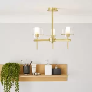 Image of Gold Bathroom Ceiling Light - Gene