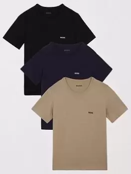 Image of BOSS Bodywear 3 Pack Classic T-Shirt, Multi, Size 2XL, Men