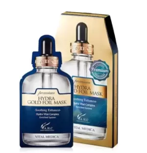 Image of A.H.C - Premium Hydra Gold Foil Mask - 5pc