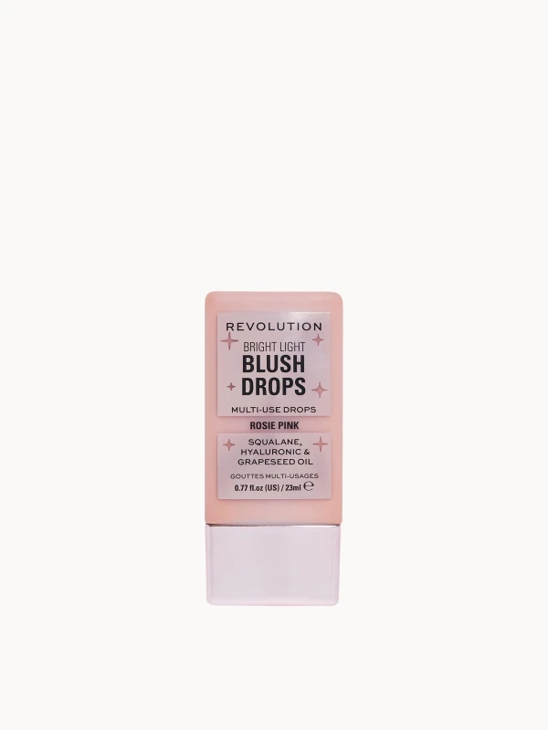Image of Makeup Revolution Bright Light Blush Drops - Pink Rosie