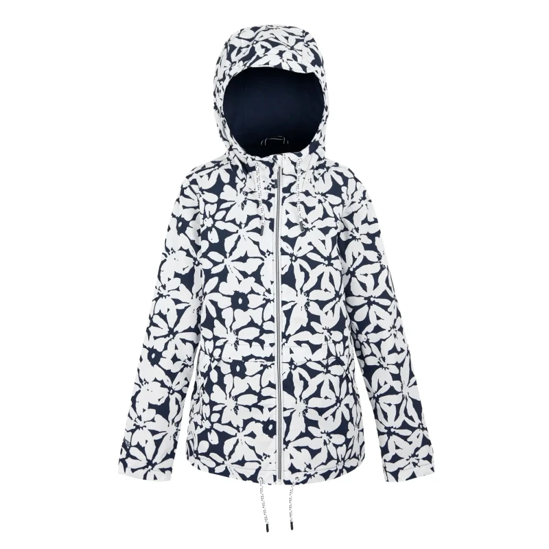 Image of Regatta Womens 'Bayletta II' Waterproof Jacket in Dark Blue Size: 8 Dark Blue Female 8