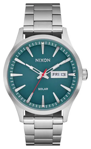 Image of Nixon A1346-5165-00 Sentry Solar (40mm) Blue Dial / Watch