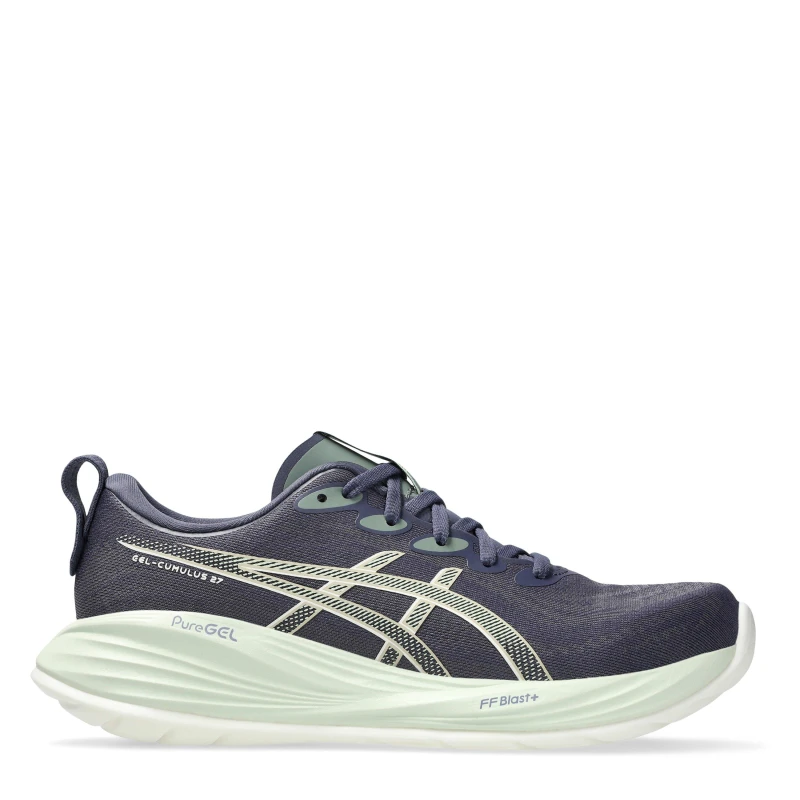 Image of Asics Gel-Cumulus 27 Road Running Shoes Womens Indigo Fog female 6 (39.5)