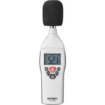 Image of VOLTCRAFT Sound level meter SL-200 30 - 130 dB 31.5 Hz - 8 kHz
