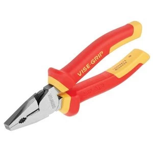 Image of IRWIN Vise-Grip Combination Pliers High Leverage VDE 175mm