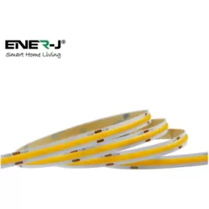 Image of 24V cob LED Strip Lights with 320 LEDs m 10W/M 1100lm m cri 90-92 5m Roll 4000K