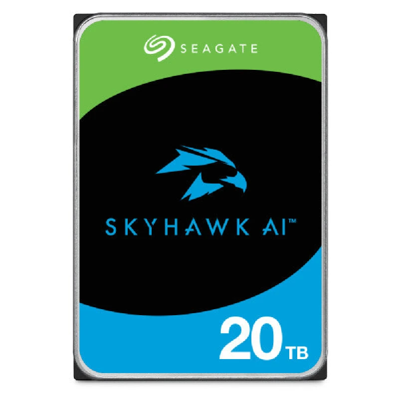 Image of Seagate Seagate SkyHawk AI internal hard drive 20 TB 7200 RPM 512 MB 3.5" Serial ATA III ST20000VE003
